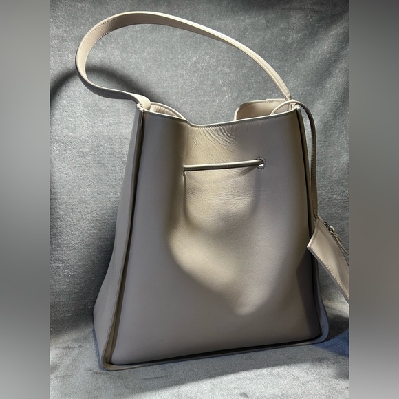 3.1 Phillip Lim Large Soleil Drawstring Cow Leather Bucket Bag - Picture 6 of 14